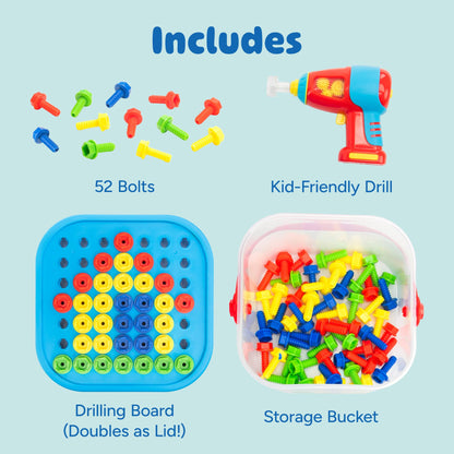 Educational Insights Design & Drill Baueimer Konstruktionsspielzeug