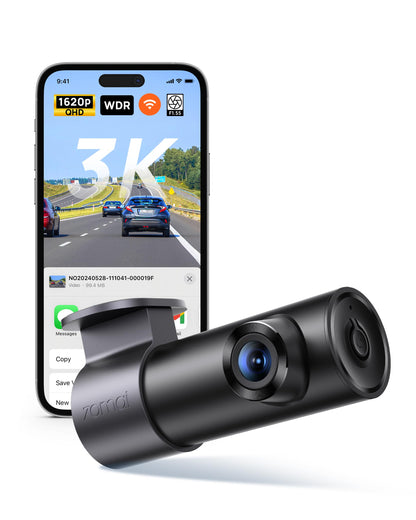 70mai M310 Plus 3K Dashcam mit 1620P, Nachtsicht und Parküberwachung