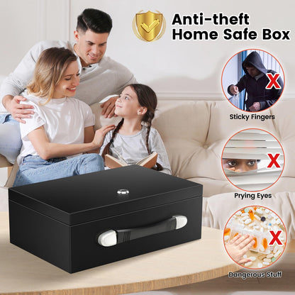 Mejasg 18L Tragbarer Safe Tresor - Feuerfest Wasserdicht