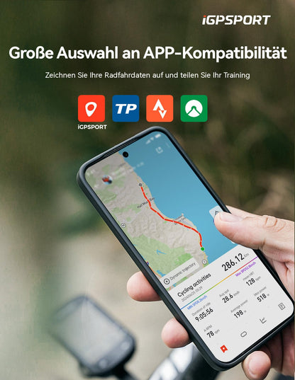 iGPSPORT BSC200S Fahrradcomputer kabellos mit GPS-Routennavigation