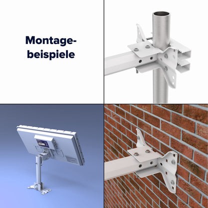 HUMAX Flat H39D2 SAT Flachantenne für 2 Teilnehmer Weiss