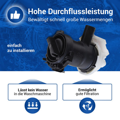 VIOKS Ablaufpumpe Laugenpumpe 30W für Bosch 00145212 Waschmaschine