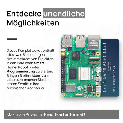 Raspberry Pi 5 16GB RAM PCIe NVMe Set - 64GB Edition