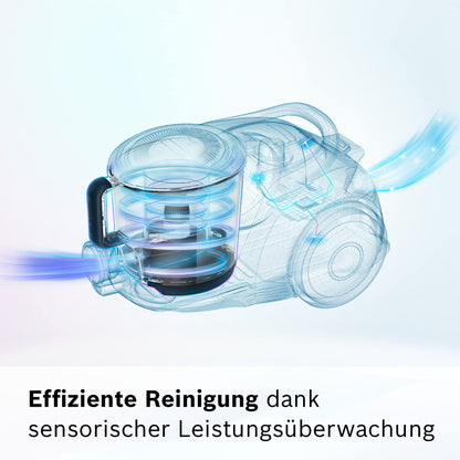 Bosch Serie 6 ProFamily BGC41XFMLY Staubsauger beutellos blau