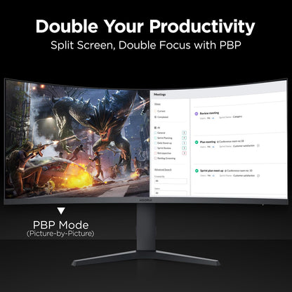 KOORUI 34E6UC 34 Zoll Ultrawide Curved Gaming Monitor 165Hz