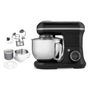 MEDION Küchenmaschine MD18420 mit Eisschüssel, 1200 W, schwarz, 5-Liter-Edelstahlschüssel