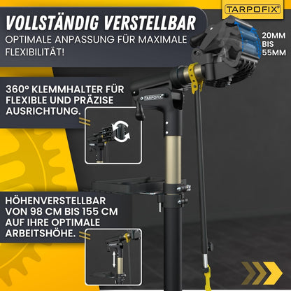 Tarpofix® Fahrrad Montageständer Profi/E-Bike – 50kg