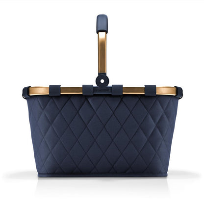 reisenthel carrybag frame rhombus Einkaufskorb - midnight gold