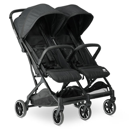 Deryan Rolo X2 Kombi-Buggy 2-in-1 Kompakt - Schwarz. Schwarzer, kompakter Kombi-Buggy zur flexiblen Kindermitnahme.