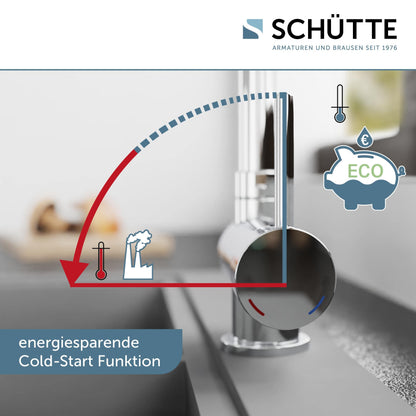 SCHÜTTE 24550 WINDOW Küchenarmatur klappbar Chrom