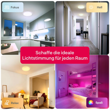 innr Smart LED Deckenleuchte RL 232 C, Zigbee, RGB, dimmbar, 30 cm