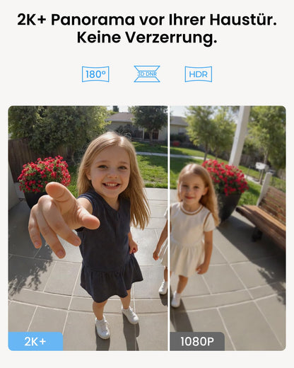 Reolink Video Doorbell WiFi, 5MP Video-Türklingel mit Paketerkennung