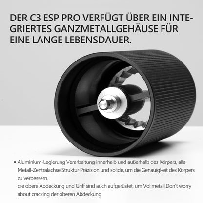 TIMEMORE Chestnut C3 ESP Pro Handkaffeemühle - Schwarz