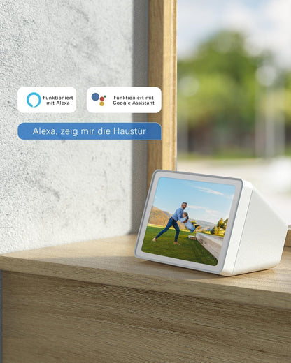 COCOCAM 2K Solar Überwachungskamera Aussen, WLAN Akku, 2er-Set