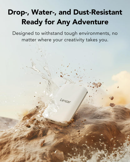 Lexar ES5 Mobil SSD 1TB – Magsafe, 2000 MB/s High-Speed