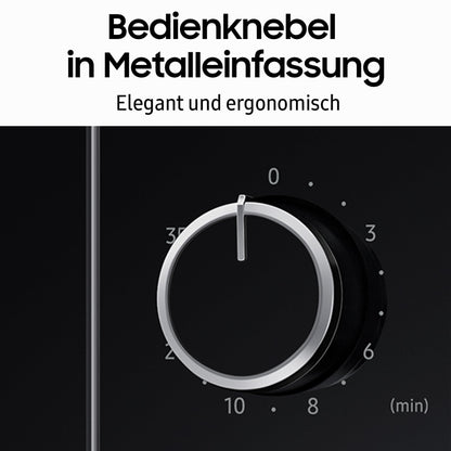 Samsung MS20A3010AL/EG Solo-Mikrowelle - 20 L, Schwarz