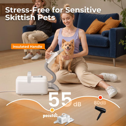 pecute Hundetrockner – mit einstellbarer Temperatur & Geschwindigkeit