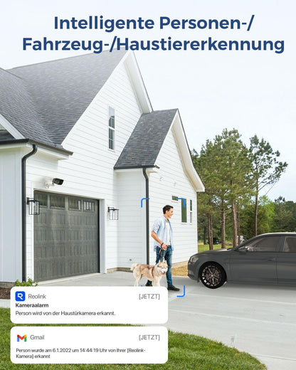 Reolink Duo 2 PoE 4K Dual-Lens Überwachungskamera aussen