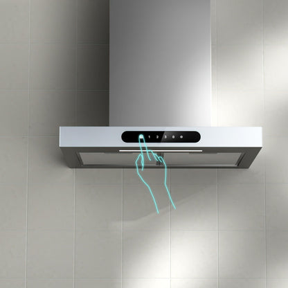 Ciarra Dynamic CBCW6102 Wandhaube 60cm Umluft/Abluft Weiss