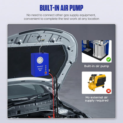 MRCARTOOL Rauchmaschine KFZ Lecksuchgerät mit Druckanzeige