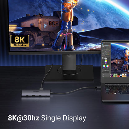 UGREEN Revodok Pro USB-C Docking Station 10-in-1 Dual HDMI 4K