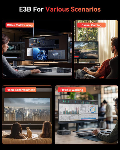 NiPoGi E3B Mini PC Ryzen 5 7430U 32GB/512GB