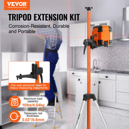 VEVOR Laserstativ SP-1, Aluminium, höhenverstellbar 1040-3400 mm