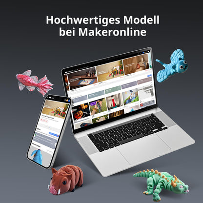 Anycubic Kobra S1 Combo 3D-Drucker – Mehrfarbig Hochgeschwindigkeit