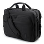 bagsmart Laptoptasche 17,3 Zoll, erweiterbare Aktentasche, schwarz, mit gepolstertem Schultergurt und Tragegriffen