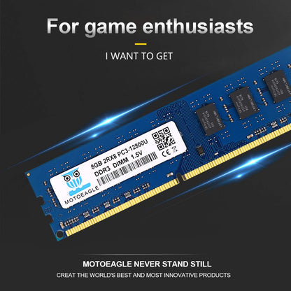 Motoeagle 16GB DDR3-1600 UDIMM Arbeitsspeicher Kit (2x 8GB) PC3-12800