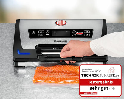 ROMMELSBACHER VAC 585 Vakuumierer – Absaugleistung 20 Liter/Min.