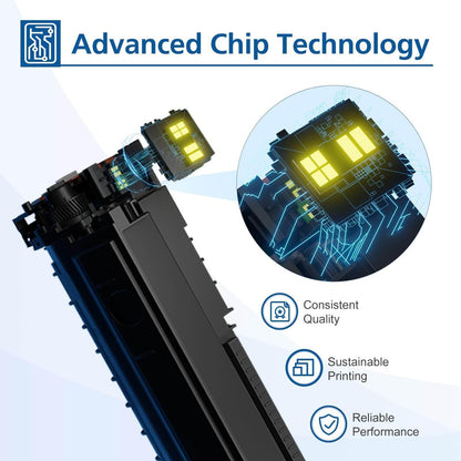 Kompatibel für HP 415A W2030A Toner 4er-Pack M479fdw mit Chip