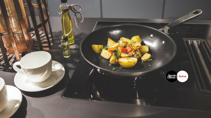 Tefal Jamie Oliver Wokpfanne 28 cm Edelstahl Antihaft Induktion