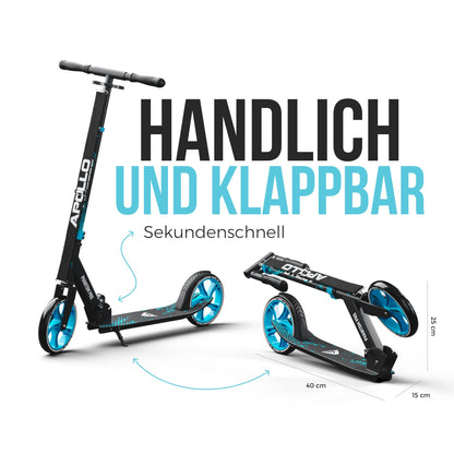Apollo Phantom Pro City Tretroller – faltbar, XXL-Räder