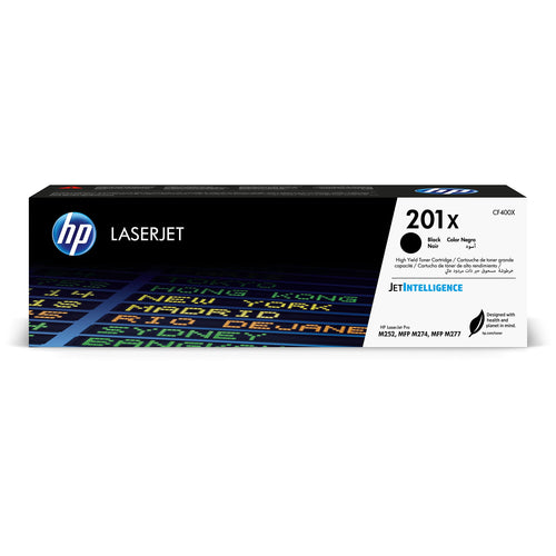 HP 201X (CF400X) Original Toner Schwarz – hohe Reichweite: Schwarze Tonerkassette für Laserdrucker. 