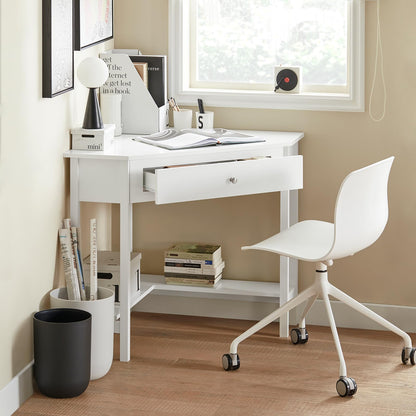 SoBuy FWT31-W Ecktisch Schreibtisch Computertisch Weiss