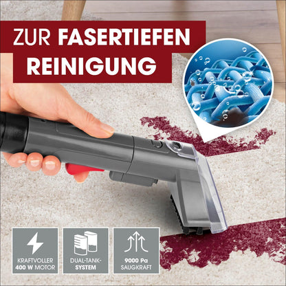 CLEANmaxx Polster- & Teppichreiniger Waschsauger – Kompakt