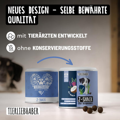 TIERLIEBHABER Z-Snack Hundesnack für Haut und Fell, 350 g