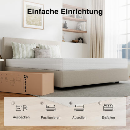 Novilla Kaltschaummatratze 7-Zonen H3/H4, 140x200 cm, 16 cm hoch