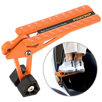 PHATRIP Auto Türstufe klappbar, Türschritt bis 180 kg, orange
