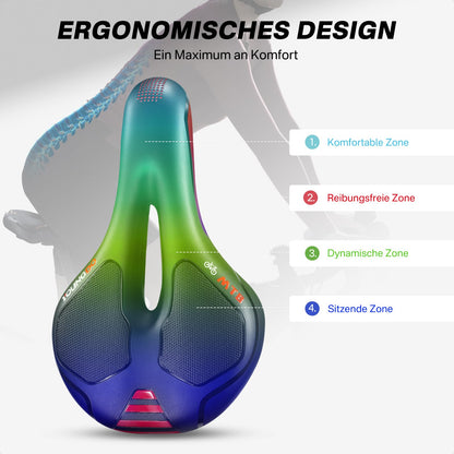 YOUNGDO Gel Velosattel, ergonomisch, atmungsaktiv, wasserdicht