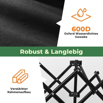 SLIDBEAT XL Faltbarer Bollerwagen 120L - All Terrain Räder