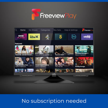 Cello C2424WS Fernseher – 24 Zoll 12V Smart rahmenlos