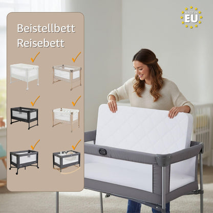 Totsy Baby Stubenwagen Matratze Basic 83 x 50 cm, OEKO-TEX