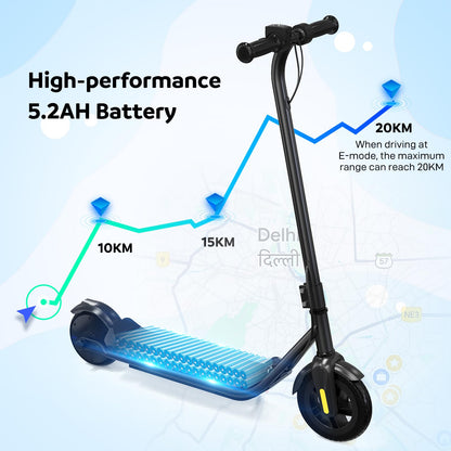 EVERCROSS E6 Elektroroller Kinder 6-12 J. – Leichter E-Scooter 7-farbig
