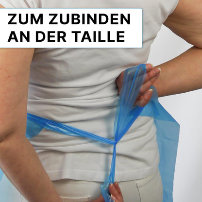 ARNOMED PE Einwegschürzen – 1.000 Stk, Blau, 75x140cm