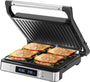Olvy Sandwichmaker XXL, 3-in-1 Kontaktgrill mit Antihaftplatten und Cool-Touch-Griff
