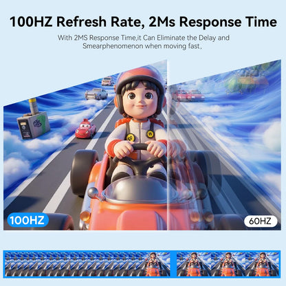 Kenowa 23.8 Zoll USB-C Tragbarer Gaming Monitor 100Hz FHD