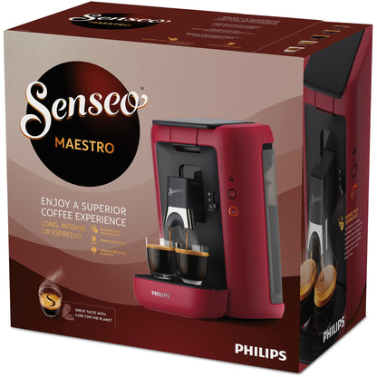 Philips Senseo Maestro Kaffeepadmaschine - Rot CSA260/90