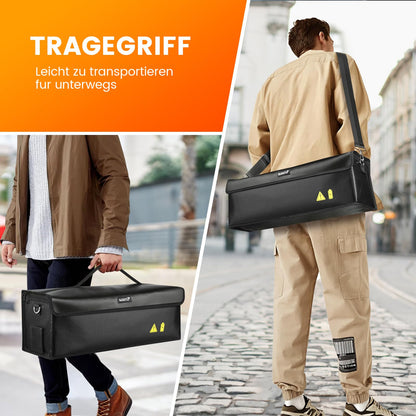 GUOOTU E-Bike Akku-Tasche, feuerfest bis 1400 °C, 2er-Set
